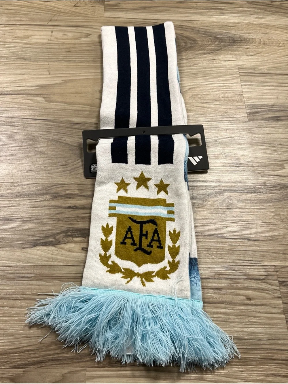 Adidas Argentina National Team 2026 Soccer Scarf World Cup 26 Blue KE1385 NWT